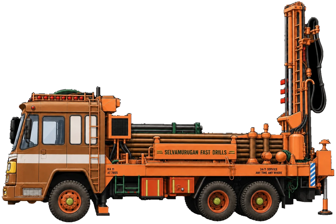 Selvamurugan Fast Drills borewell drilling rig
